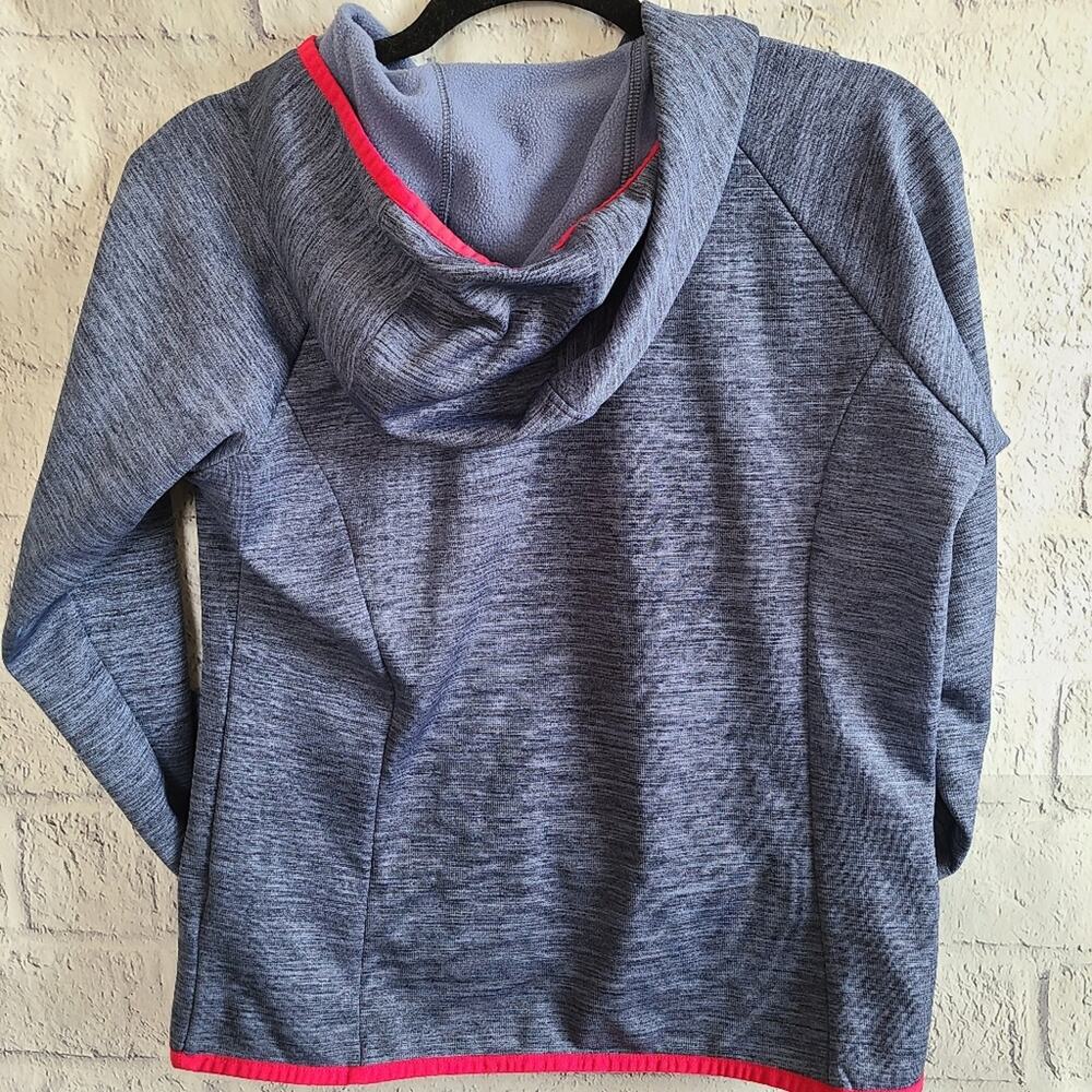 Columbia Blue And Pink Athletic Pullover Hoodie Extra Small - Picture 3 of 11